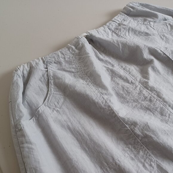 Drawstring-hem Parachute Maxi Skirt - Picture 3 of 16